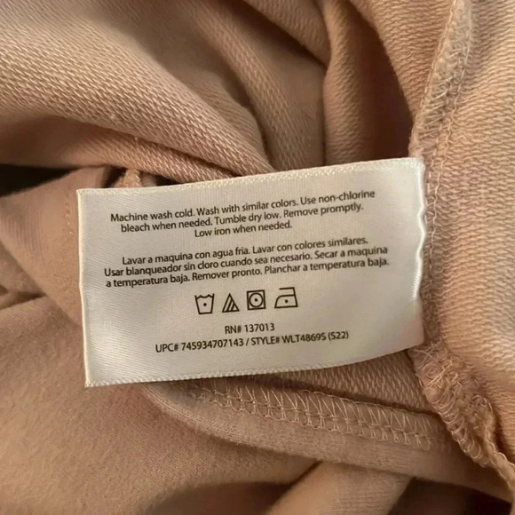 WILDFOX COUTURE But First Cocktails First Hudson Thermal Tee Pink Salt Medium - Picture 12 of 14